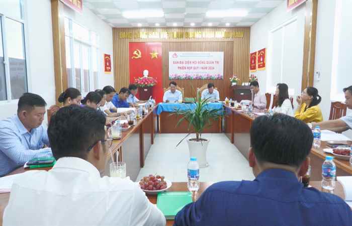 Thạnh Trị: Ngân hàng chính sách xã hội sơ kết hoạt động Quý I